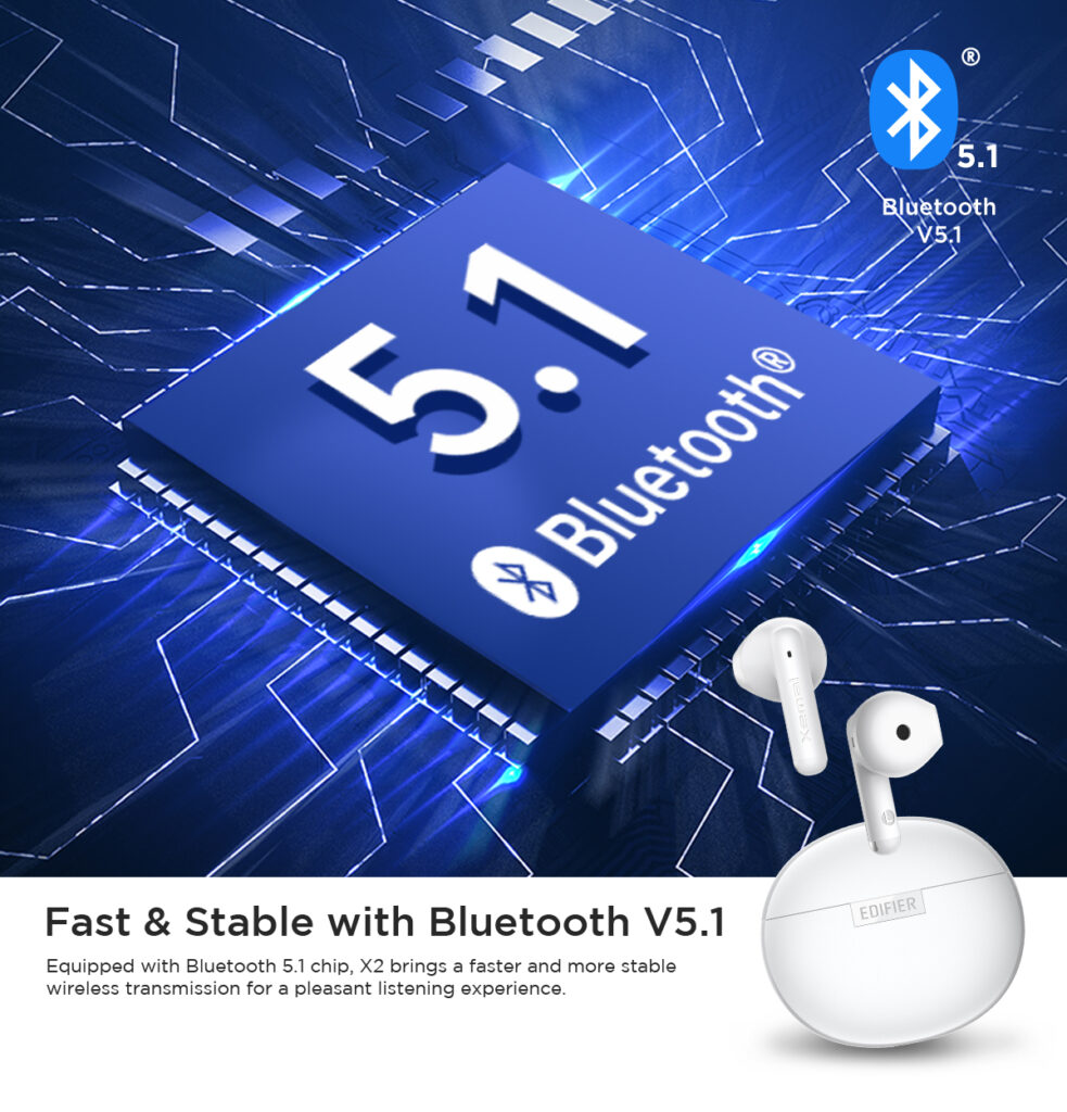 Edifier X2 True Wireless Bluetooth earbuds | Edifier Indonesia