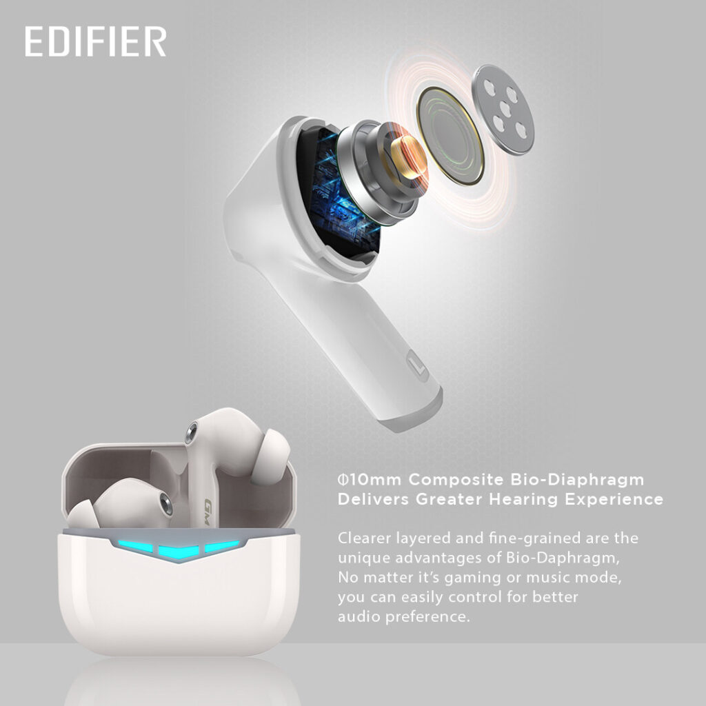 Edifier GM3 TWS Bluetooth Gaming Earbuds | Edifier Indonesia
