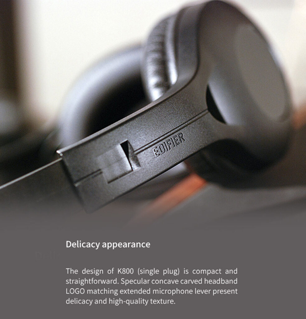 Edifier K800 Single Plug E-Learning Headphone | Edifier Indonesia